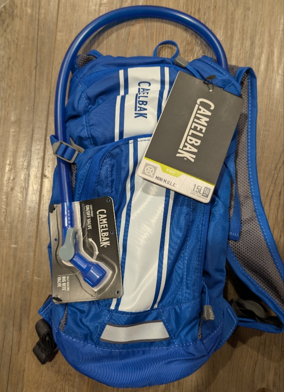 CamelBak Mini m.u.l.e  Bright Blue Kids Hydration Pack